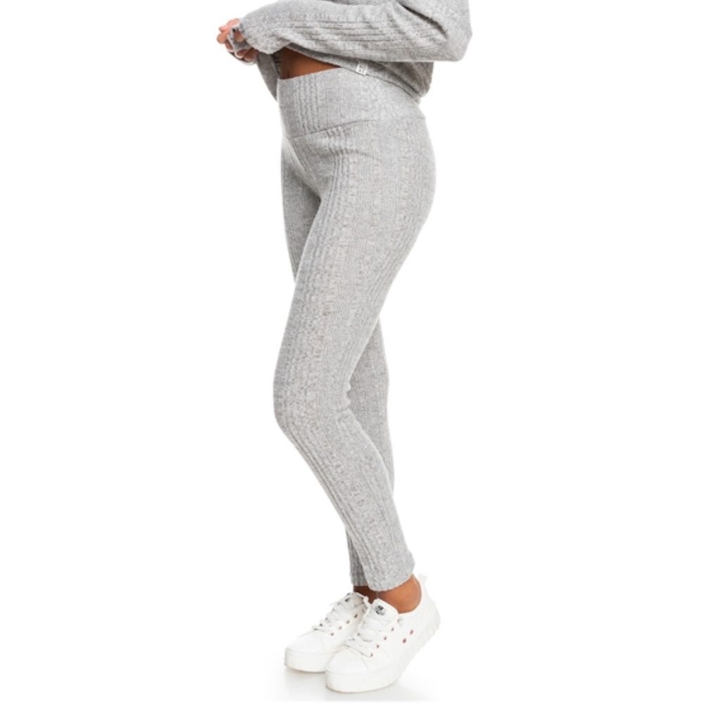 Roxy Lazy Day Rib Knit Leggings - Picture 9 of 9